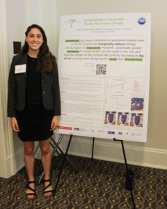 Jaylan presenting her research at the ASSIST Summer Research Symposium on July 26, 2019.